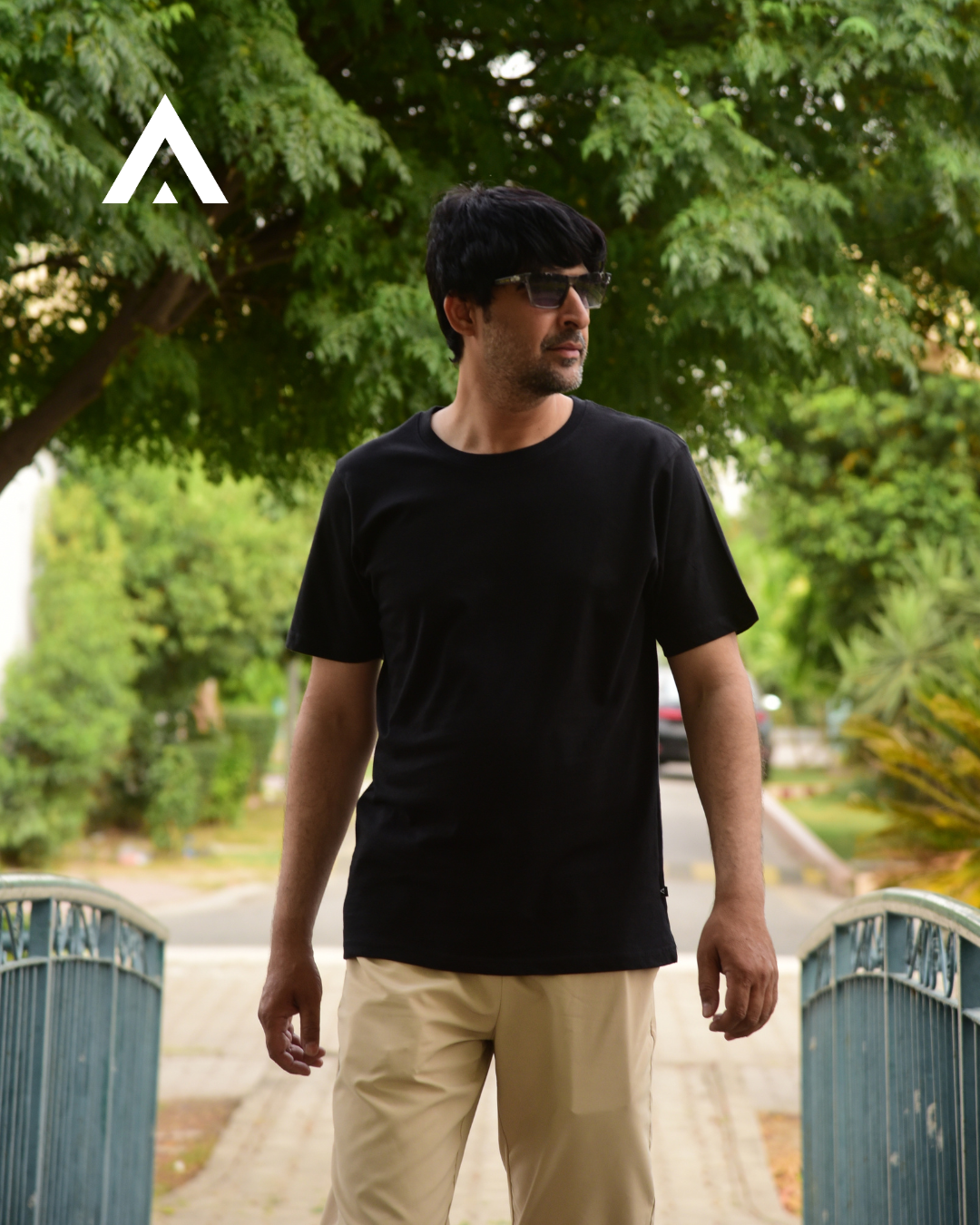 Black Regular Fit Tee