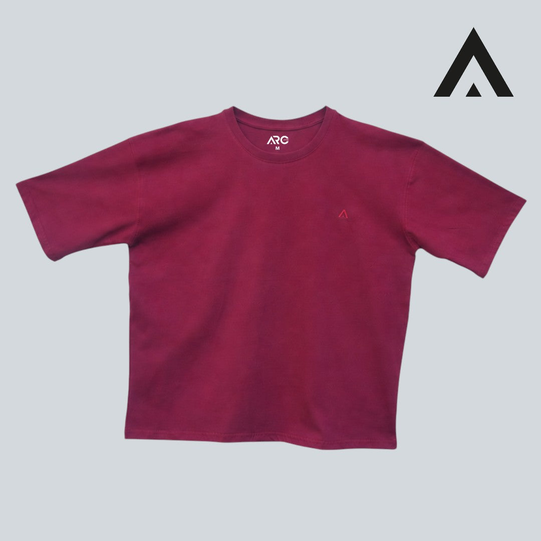 Maroon Oversized T-Shirt
