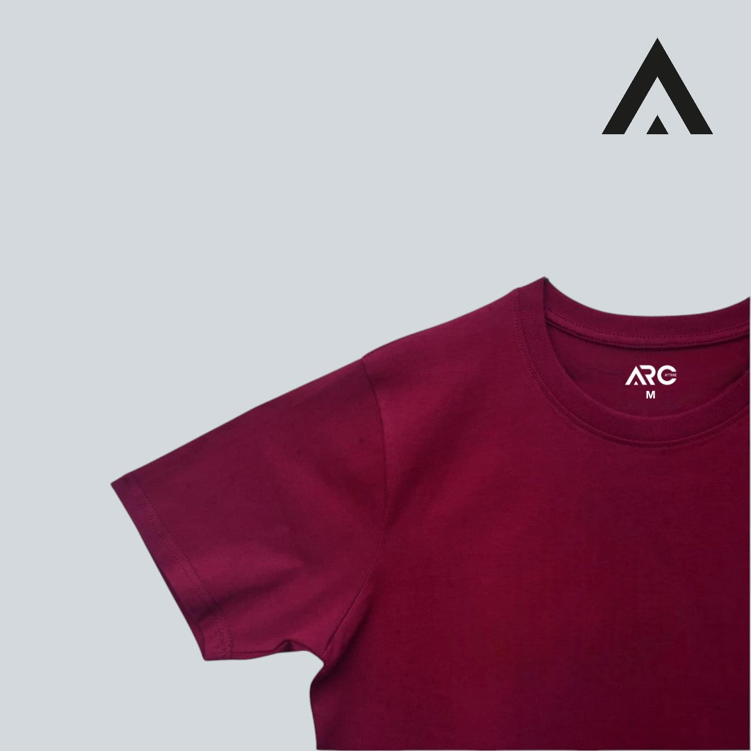 Maroon Regular Fit Tee